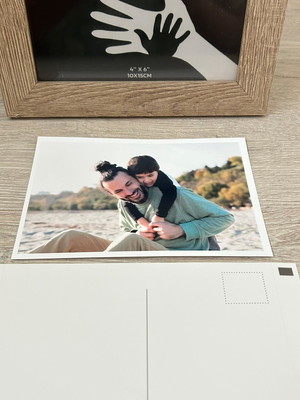 Cartão postal personalizado dia dos pais