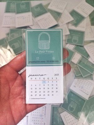 100 - calendário imã de geladeira 2026 - com embalagem