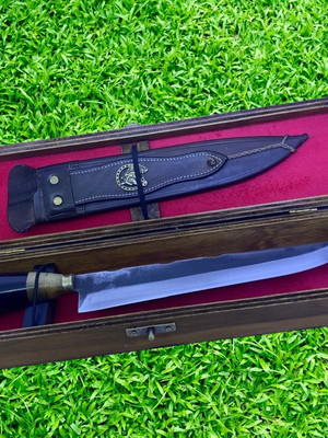 Kit churrasco faca+caixa personalizada