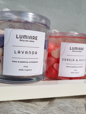 Vela aromática coleção lov up