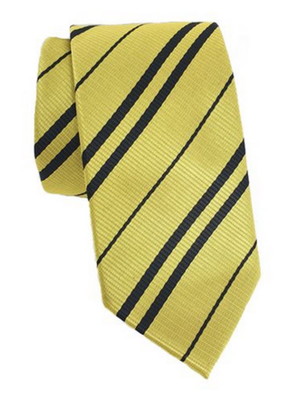 Gravata harry potter - lufa lufa - hufflepuff unisex cosplay