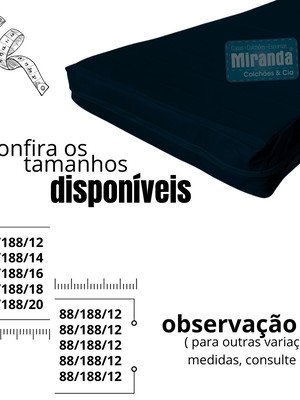 Capa impermeável colchão solteiro zíper - azul marinho