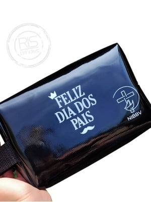 Necessaire dia dos pais logo empresa