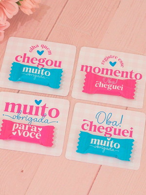 Cartão balinha mimo para cliente