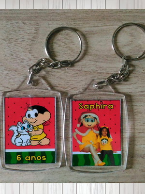 Chaveiro acrílico magali