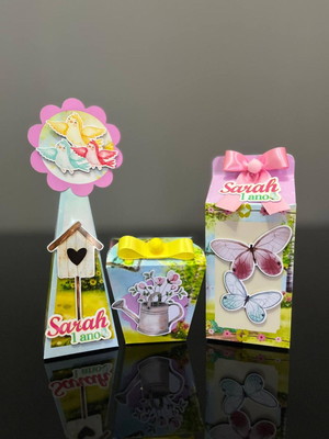 Kit 30 caixas jardim- s/aplique 3d - montado