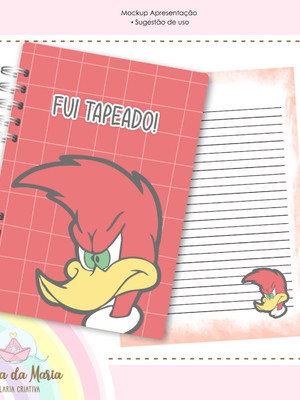 Caderno pica-pau