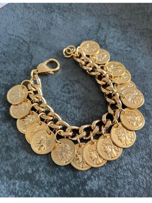 Pulseira de moedas