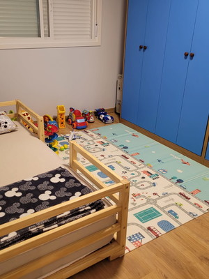 Cama montessori infantil maria baixa solteiro natural mel