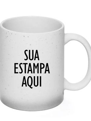 Caneca de porcelana splash degradê personalizada