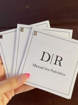 Manual de padrinhos minimalista