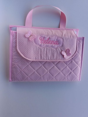 Trocador portátil com bolsos