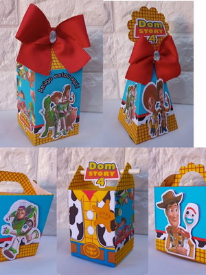 Kit 20 caixas do toy story com laço