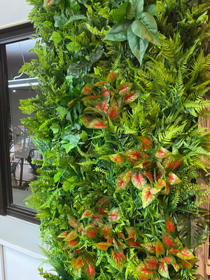 Jardim vertical artificial