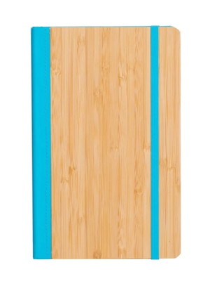 Caderneta em bambu personalizada