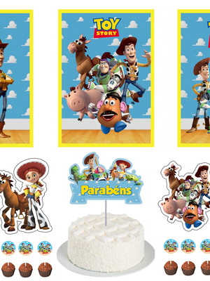 Kit festa só um bolinho toy story - p