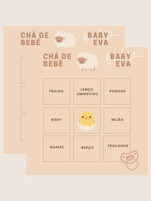 Bingo - chá de bebê