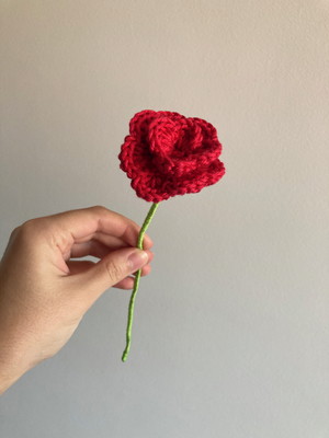 Flor de crochê