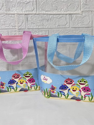 Bolsa praia mini personalizada fundo do mar