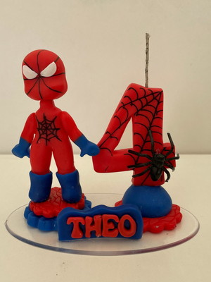 Vela biscuit homem aranha