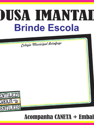Lousa magnética brinde escola infantil 15x21cm + brinde