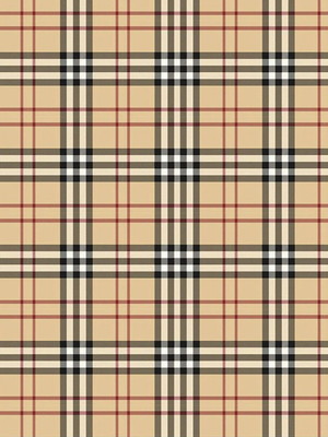 Tecido xadrez burberry bege tactel costura 140 cm x 160 cm.
