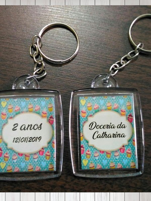 Chaveiro acrílico doceria