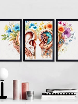 Fonoaudiologia cochlear art ai anatomia ouvido ilustração