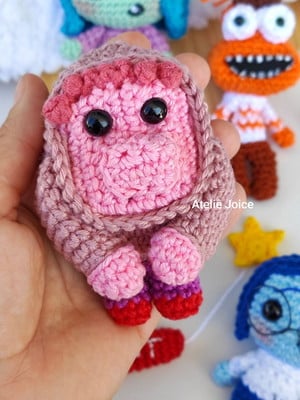 Vergonha em amigurumi- divertidamente