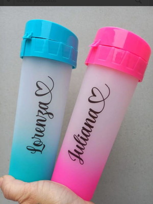 Garrafas acqua eco degradê personalizada