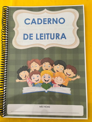 Caderno de leitura para crianças
