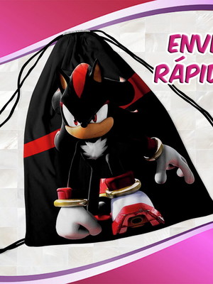 Mochilinha sonic shadow (envio rápido)