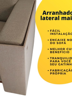 Kit 2 arranhadores sob medida 12x67x55 frente-compr-altura
