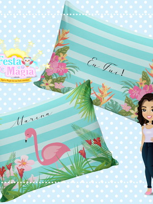 Almofadas personalizadas flamingo