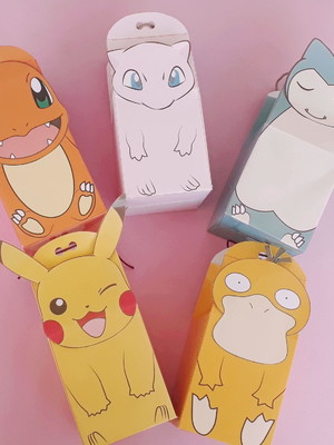 Caixinhas milk do pokemon