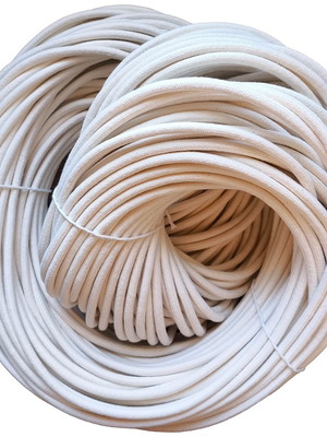 Cordão em algodão cru 6mm 500g