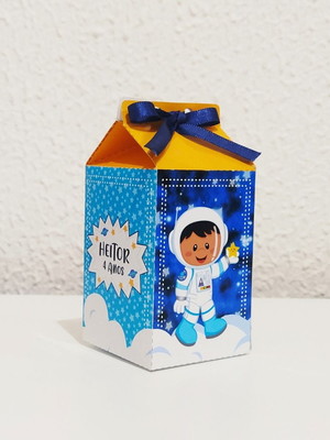 Caixa milk simples astronauta