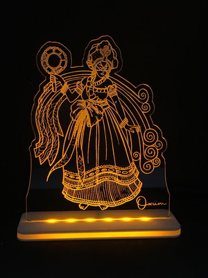 Luminária led oxum