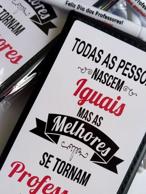 Kit bloquinho + caneta + embalagem