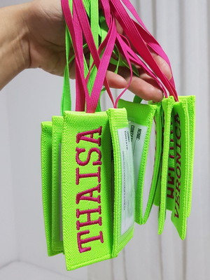 Tag personalizada para mala mínimo 5 unids