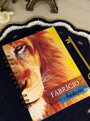 Caderno leão