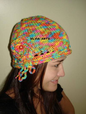 Gorro com flor