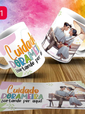 Caneca dorameira doramas