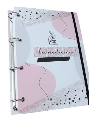 Caderno argolado universitário profissões - biomedicina