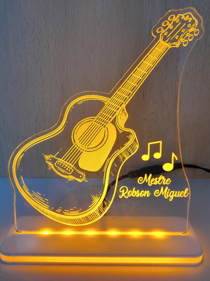 Luminária led violão