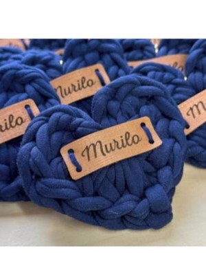 Chaveiro coração fita personalizada