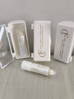 10 porta batons com espelho personalizados