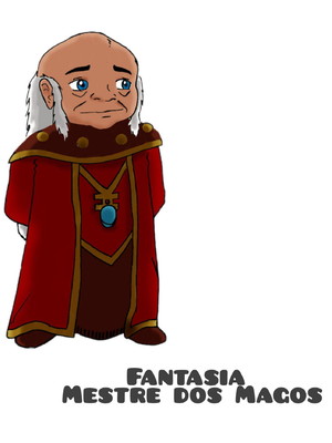 Ven55- fantasia caverna do dragão - mestre dos magos