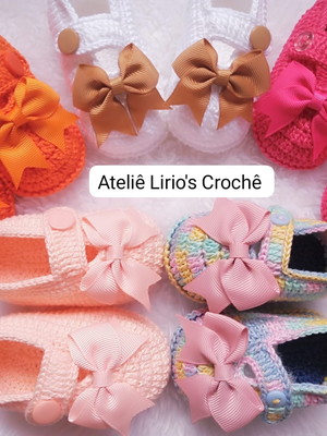 Sapatinho de bebê com laço / promoção