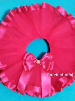 Saia tutu bebê pink